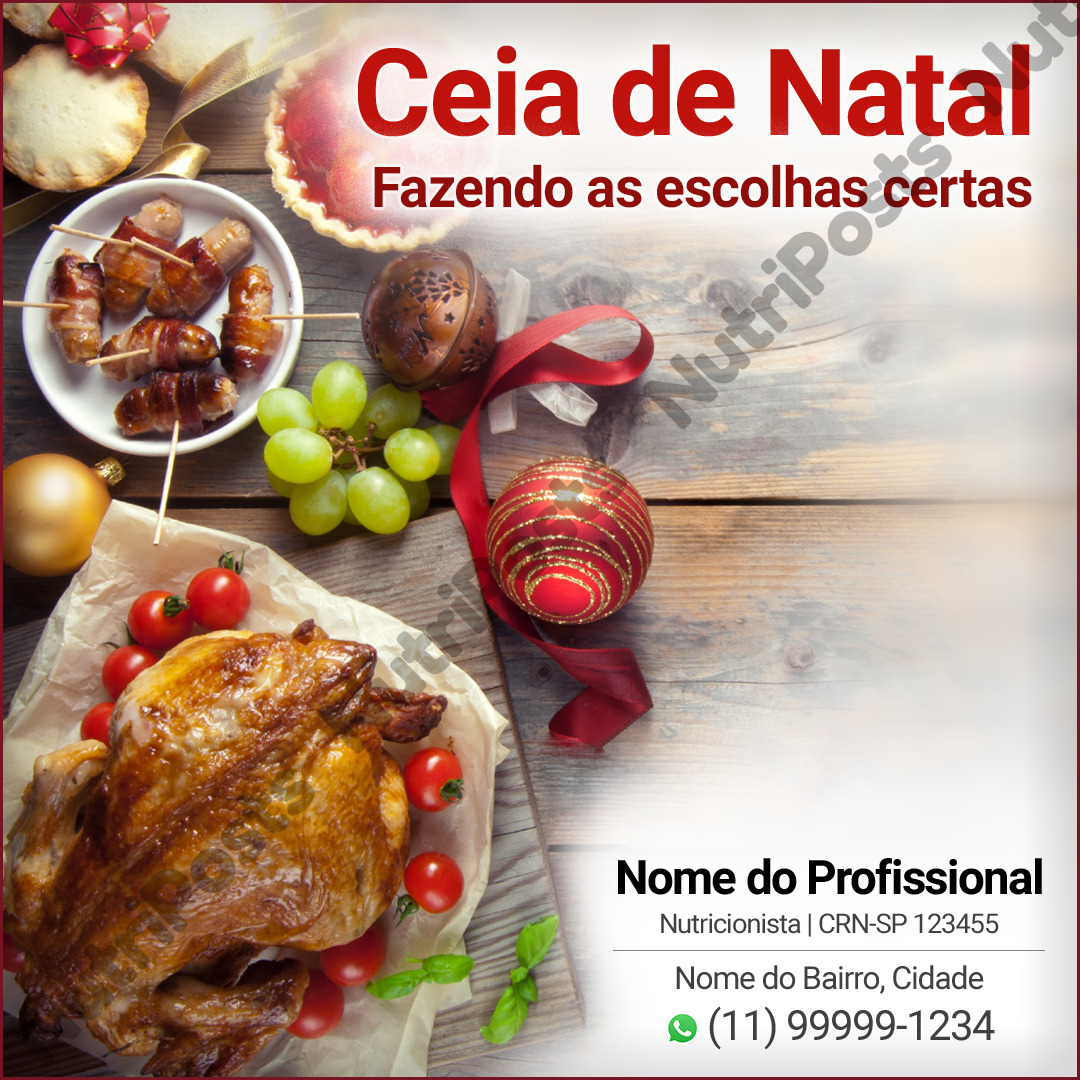 Modelos de Posts de Natal para editar